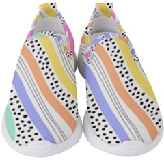 Background Abstract Wallpaper Kids  Slip On Sneakers
