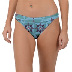 Floral Pattern Floral Motif Band Bikini Bottoms