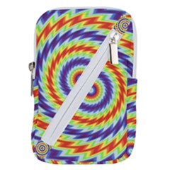 Mandala Kaleidoscope Background Belt Pouch Bag (small) by Ravend