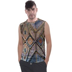 Church Ceiling Mural Architecture Men s Regular Tank Top by Ravend