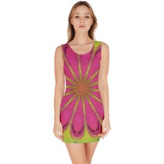 Floral Art Design Pattern Bodycon Dress