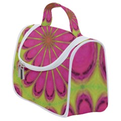 Floral Art Design Pattern Satchel Handbag by Ravend