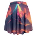 Mountain Sky Color Colorful Night High Waist Skirt View2