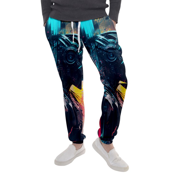 Who Sample Robot Prettyblood Men s Jogger Sweatpants