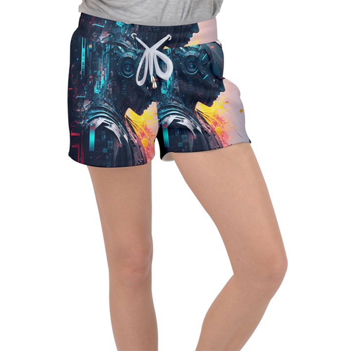 Who Sample Robot Prettyblood Velour Lounge Shorts