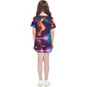 Mountain Color Colorful Love Art Kids  Tee And Sports Shorts Set View2