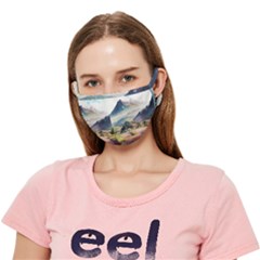 Countryside Trees Grass Mountain Crease Cloth Face Mask (adult)