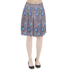 Flower Pleated Skirt