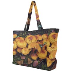 Orange Mushrooms In Patagonia Forest, Ushuaia, Argentina Simple Shoulder Bag by dflcprintsclothing