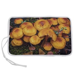 Orange Mushrooms In Patagonia Forest, Ushuaia, Argentina Pen Storage Case (m) by dflcprintsclothing