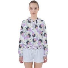 Pattern Pastel Drawing Art Women s Tie Up Sweat by Uceng