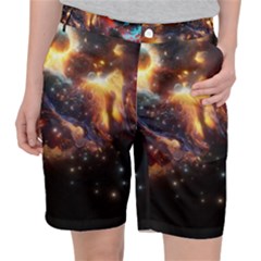 Nebula Galaxy Stars Astronomy Pocket Shorts by Uceng