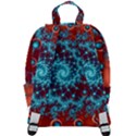 Fractal Pattern Background Zip Up Backpack View3