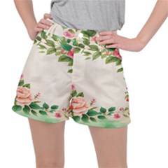 Watercolor Flower Ripstop Shorts by artworkshop