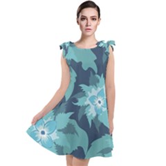 Graphic Design Wallpaper Abstract Tie Up Tunic Dress