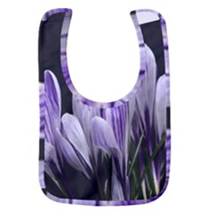 Crocus Flowers Purple Flowers Spring Nature Baby Bib