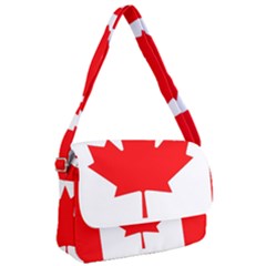Canada Flag Canadian Flag View Courier Bag by Ravend