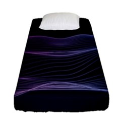 Abstract Wave Digital Design Space Energy Fractal Fitted Sheet (single Size)