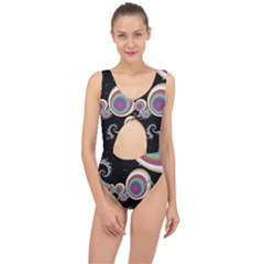 Fractal Math Abstract Abstract Art Digital Art Center Cut Out Swimsuit by Ravend