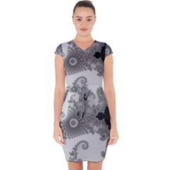 Apple Males Almond Bread Abstract Mathematics Capsleeve Drawstring Dress  by Ravend
