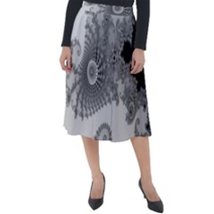 Apple Males Almond Bread Abstract Mathematics Classic Velour Midi Skirt  by Ravend