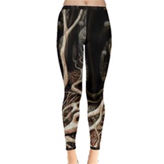 Tree Nature Landscape Forest Inside Out Leggings by Ravend