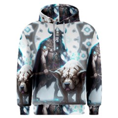 Ai Generated Viking God Fantasy Dog Norse Man Men s Overhead Hoodie by danenraven