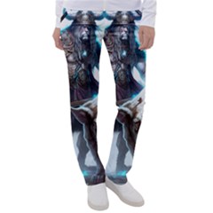 Ai Generated Viking God Fantasy Dog Norse Man Women s Casual Pants