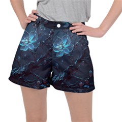 Ai Generated Cherry Blossom Blossoms Art Ripstop Shorts