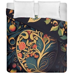 Ai Generated Apple Foliage Duvet Cover Double Side (california King Size) by Ravend
