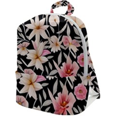Botanical Flowers Zip Up Backpack by GardenOfOphir