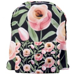 Captivating Watercolor Flowers Giant Full Print Backpack by GardenOfOphir