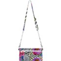 Bountiful Watercolor Flowers Mini Crossbody Handbag View2