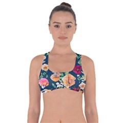 Charming Foliage – Watercolor Flowers Botanical Got No Strings Sports Bra by GardenOfOphir