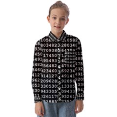 Pi Circle Diameter Circumference Ratio Radius Kids  Long Sleeve Shirt by Ravend