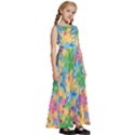 Flower Spring Background Blossom Bloom Nature Kids  Satin Sleeveless Maxi Dress View3