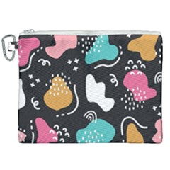 Art Pattern Design Background Print Canvas Cosmetic Bag (xxl)