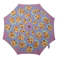 Cookies Chocolate Chips Chocolate Cookies Sweets Hook Handle Umbrellas (small) by Ravend