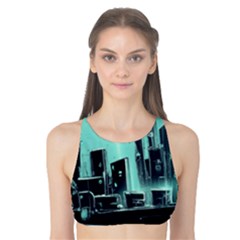 Buildings City Urban Destruction Background Tank Bikini Top