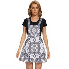 Flower Art Decorative Mandala Pattern Ornamental Apron Dress by Ravend