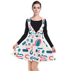 Shapes Pattern  Plunge Pinafore Dress by Sobalvarro