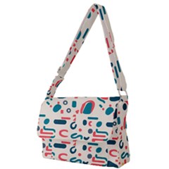 Shapes Pattern  Full Print Messenger Bag (l) by Sobalvarro