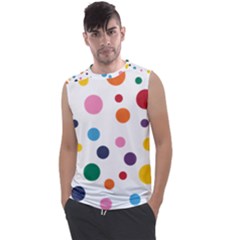 Polka Dot Men s Regular Tank Top