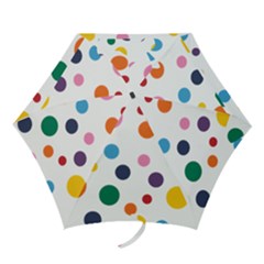 Polka Dot Mini Folding Umbrellas by 8989