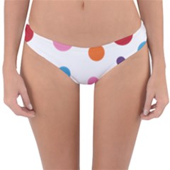 Polka Dot Reversible Hipster Bikini Bottoms