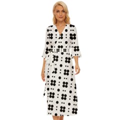 Polka Dot  Svg Midsummer Wrap Dress by 8989