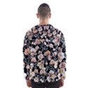 Vibrant And Alive Watercolor Flowers Men s Hooded Windbreaker View2