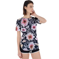 Bountiful Blossoms Perpetual Short Sleeve T-shirt by GardenOfOphir