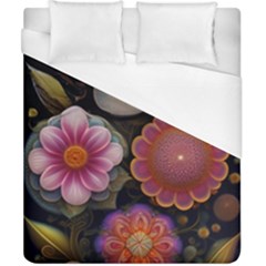 Ai Generated Floral Pattern Flowers Floral Duvet Cover (california King Size)