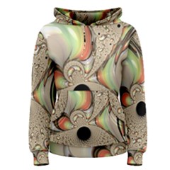 Fractal Background Pattern Texture Abstract Design Abstract Women s Pullover Hoodie